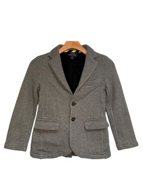 Polo Ralph Lauren Grey Blazer Suit Jacket Kids Sz S